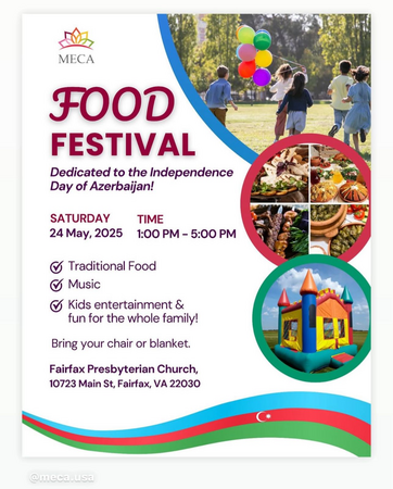  FOOD FESTIVAL  in celebration of Azerbaijan’s Independence Day
